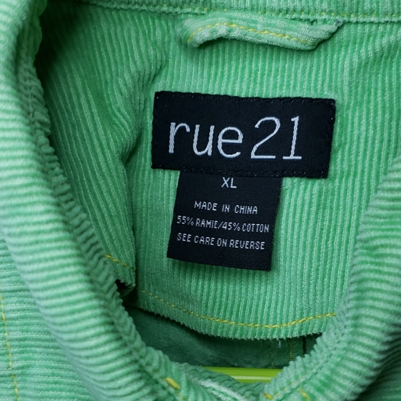 Rue21 Corduroy XL button up jacket - Picture 3 of 7